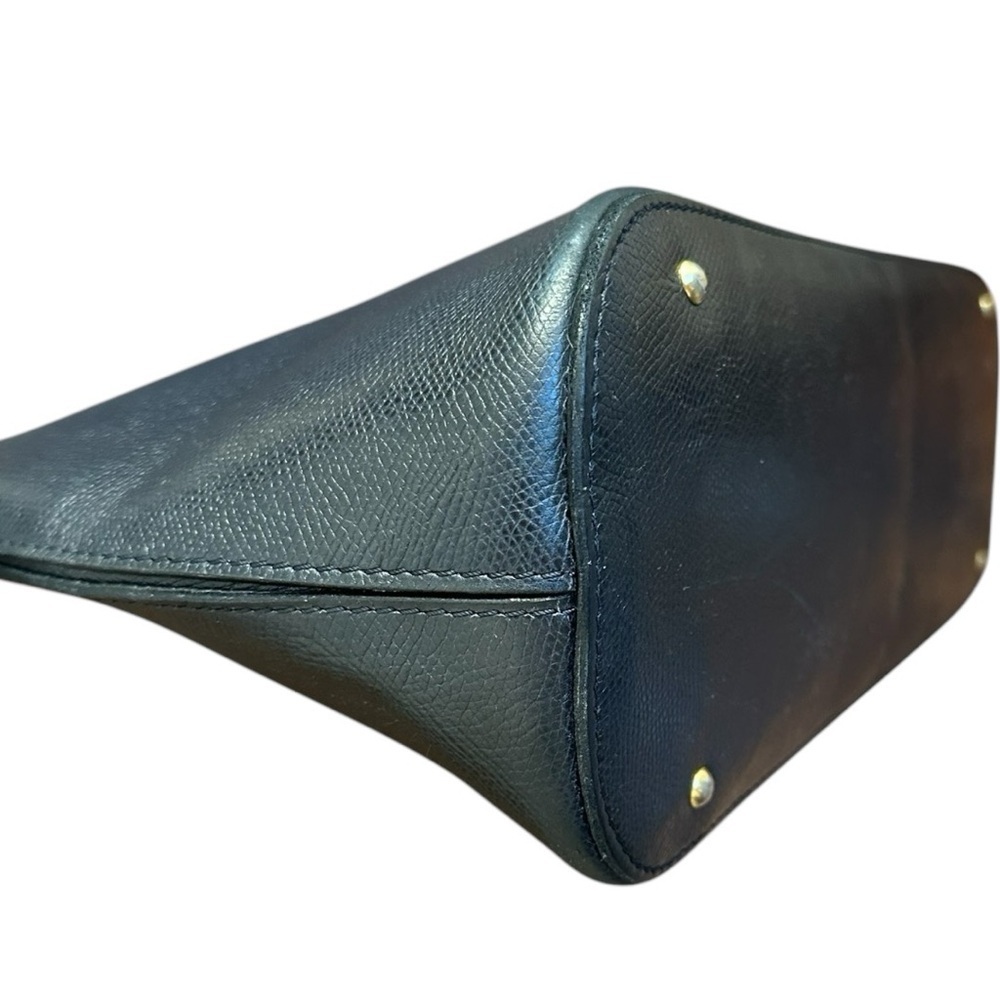 Elegant Vintage CELINE Navy Blue Bolide Top Handle Bag - Picture 7 of 15